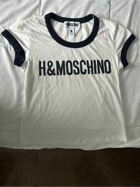 H & Moschino Black & White Tee